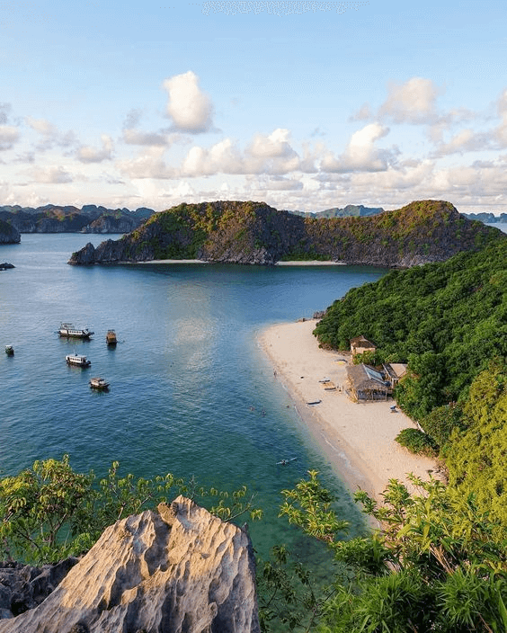 Stunning beach in Cat Ba - Pinterest